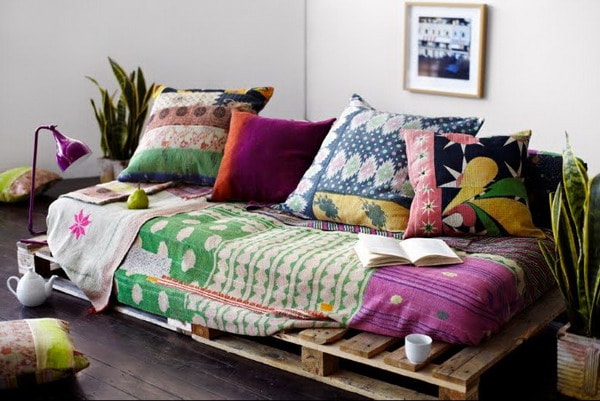 Salón boho chic