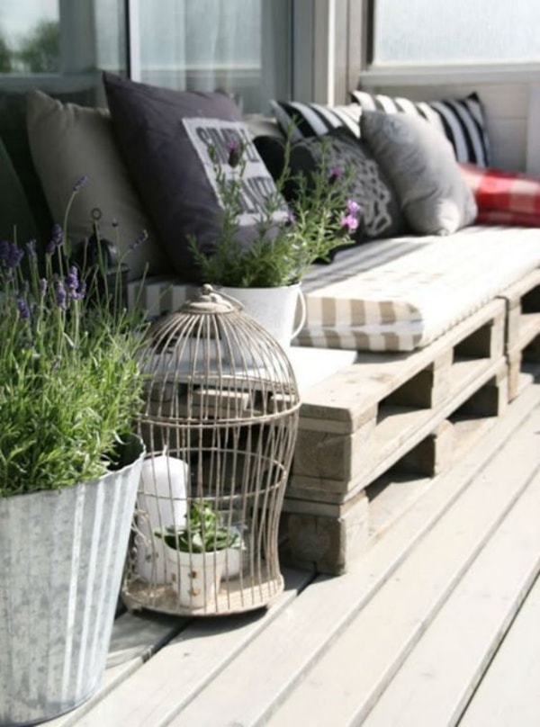 Muebles con palets de madera