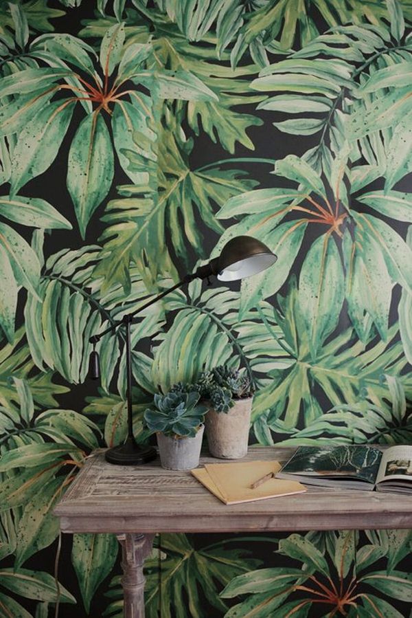 Papel pintado tropical