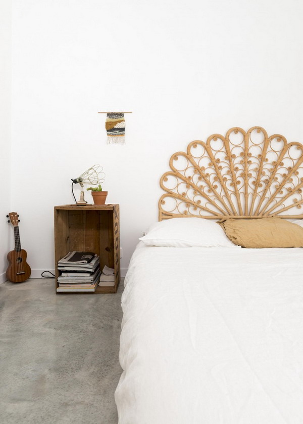 Dormitorio con estilo slow