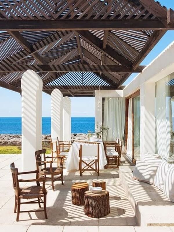 Terraza mediterránea