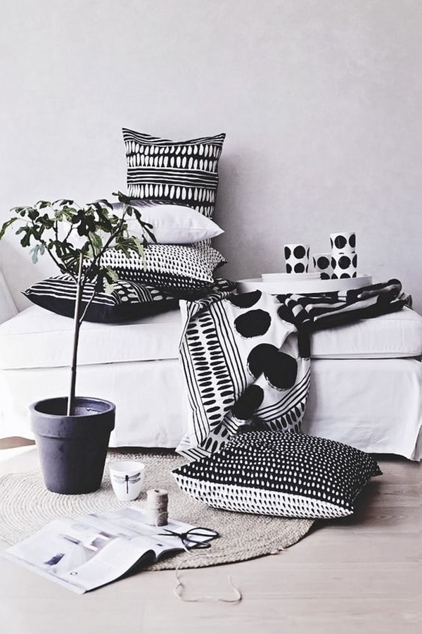 Textil en tonos neutros