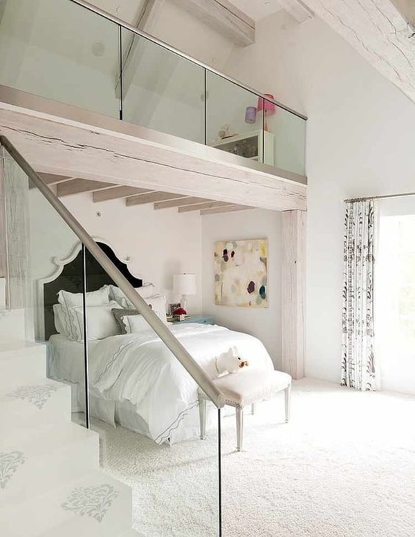 Dormitorio a doble altura