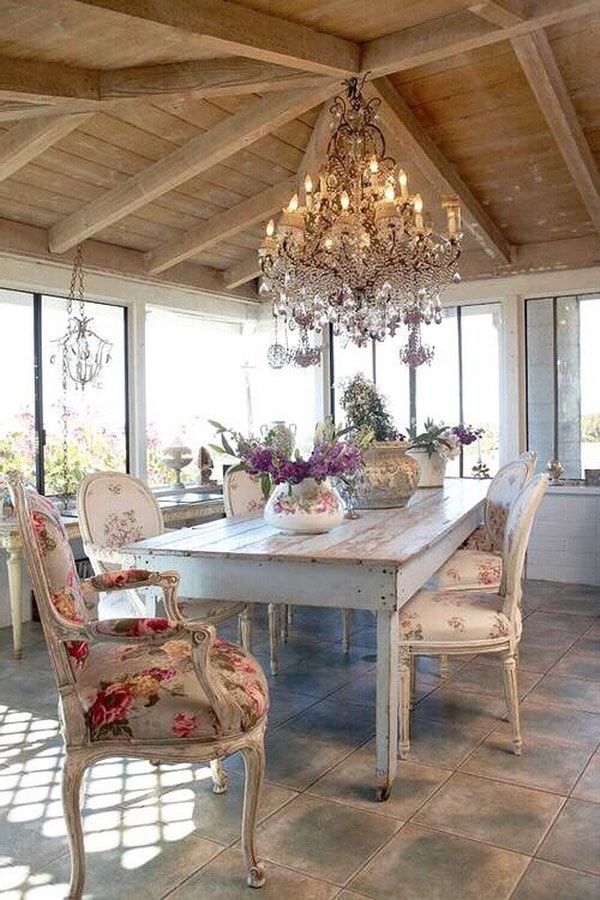 Sillas estilo shabby chic