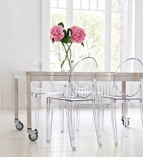 Sillas transparentes