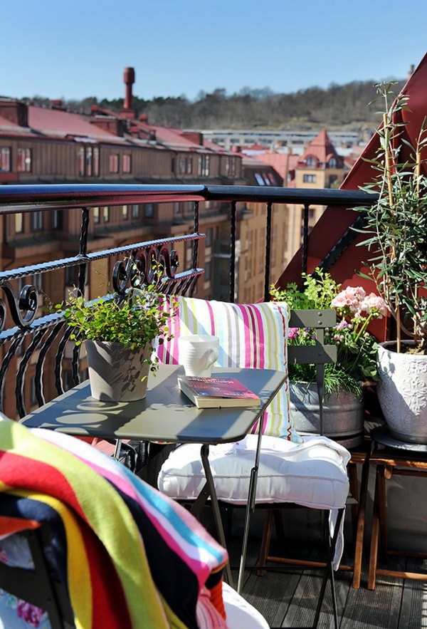 Textil en balcones