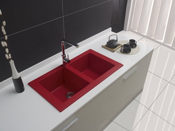 Pileta de cocina de resina sintética