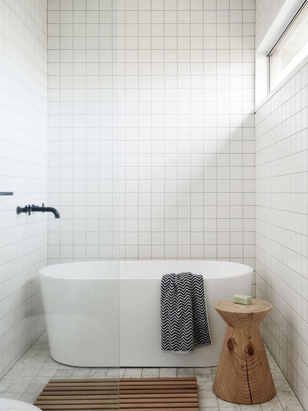 Bañera con mampara