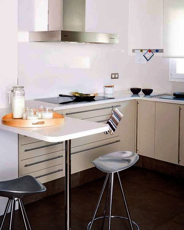 Cocina con barra