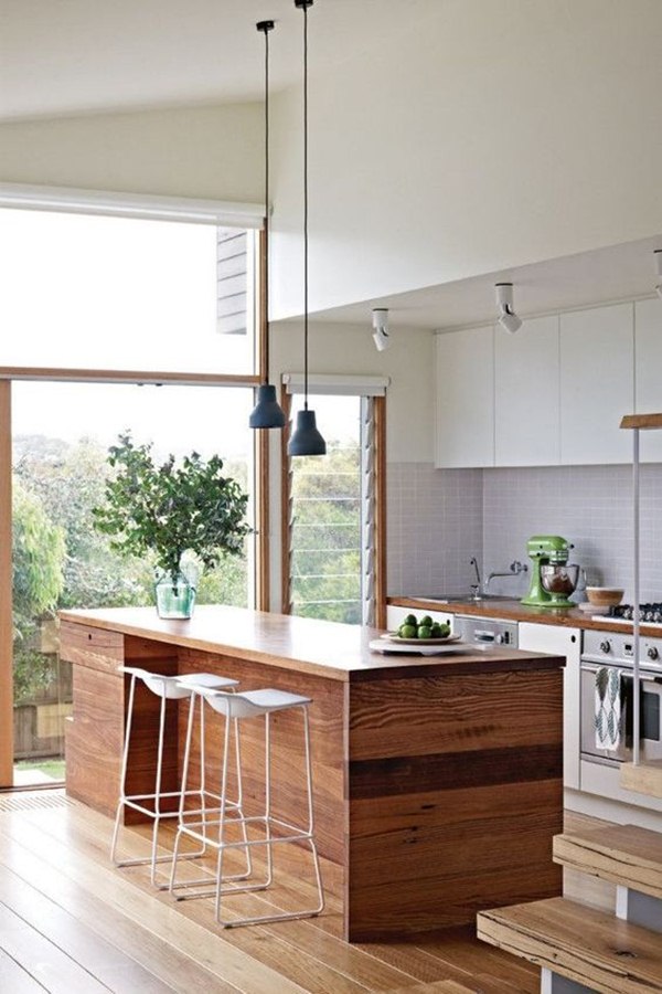 Cocina con barra