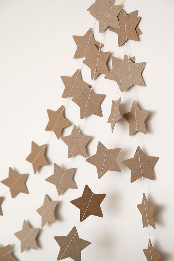 Estrellas de papel para decorar fiestas