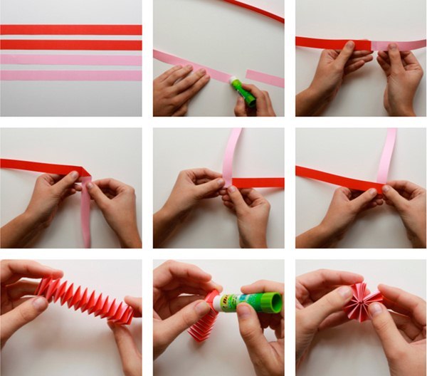 Adornos de papel para fiestas