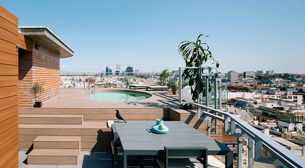 Piscina en terraza