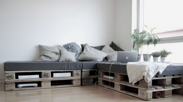 Sillones con palets de madera