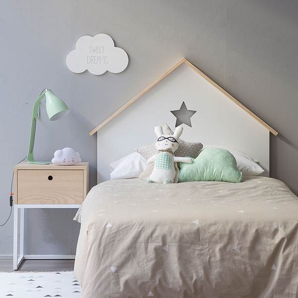 Original cabecero de cama infantil