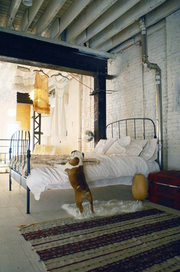 Dormitorio estilo industrial