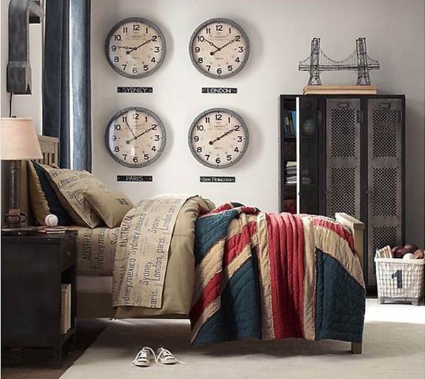 Relojes de pared estilo industrial