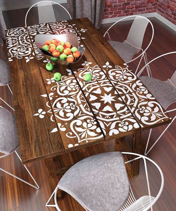 Mesa de madera personalizada