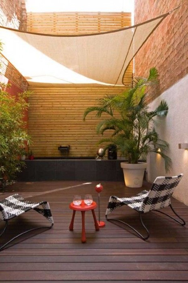 Toldo tipo vela