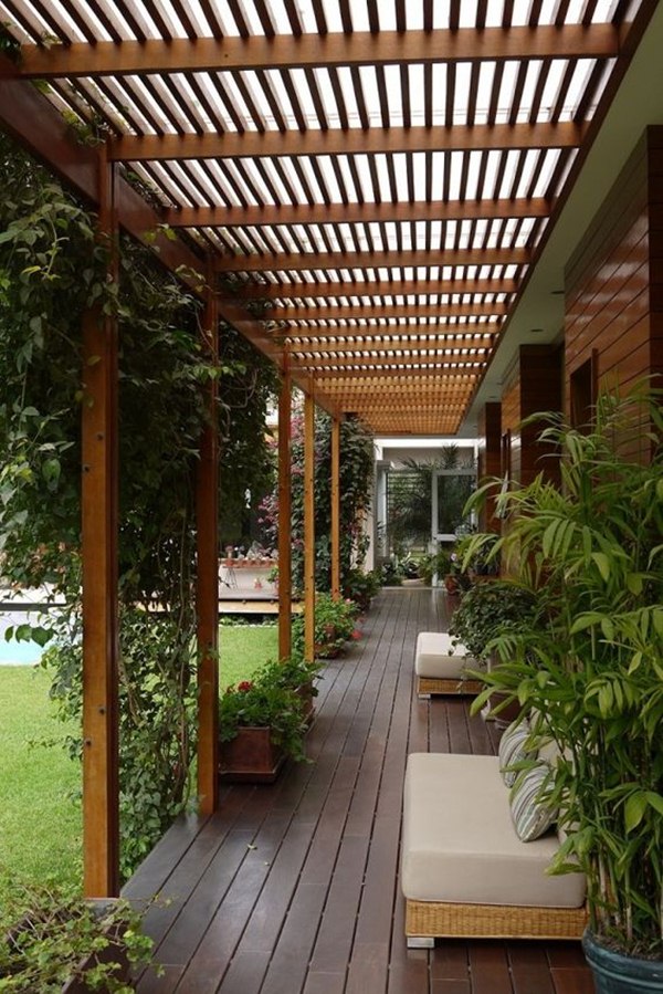 Pérgola de madera