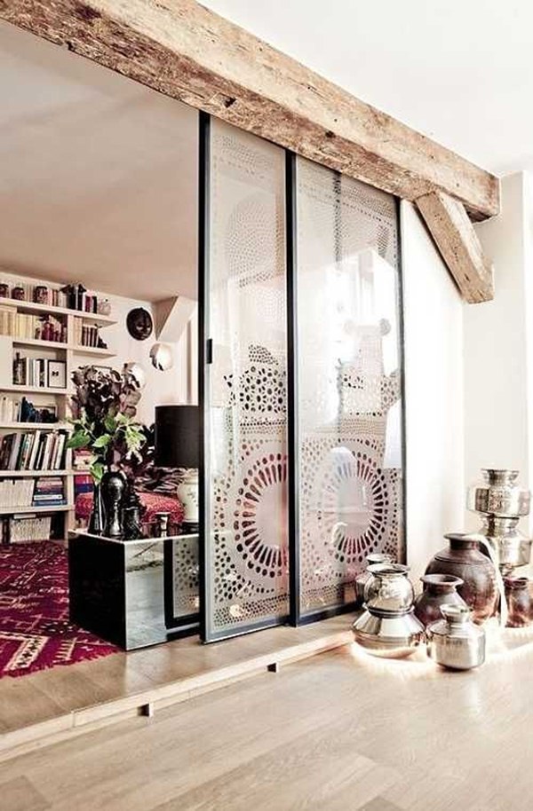 Puerta corrediza de cristal