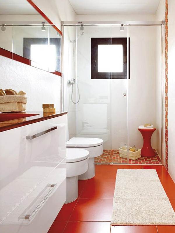 Baño colorido