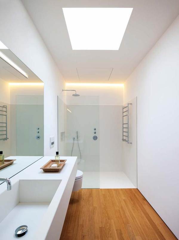 Baño con madera