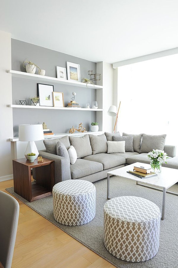 Sala con mucha luz natural