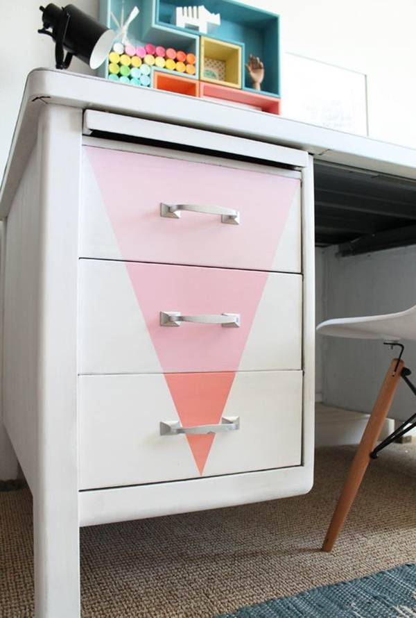 Mueble personalizado con pintura a la tiza
