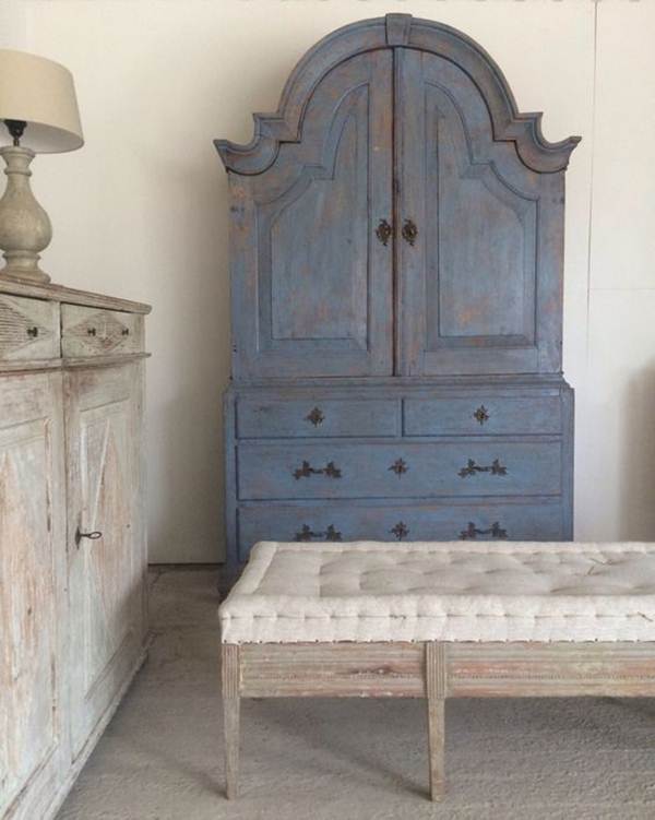 Muebles estilo vintage con pintura a la tiza
