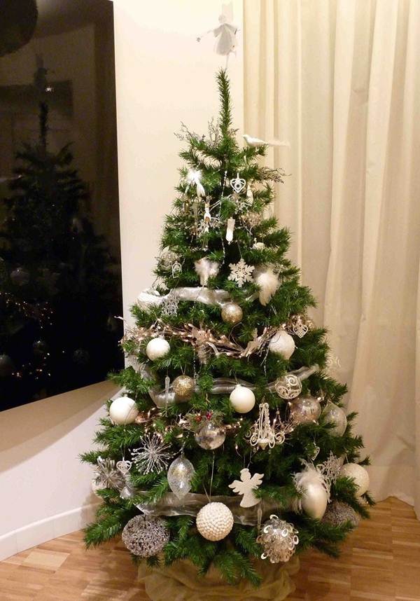 Plata y dorado para decorar la Navidad