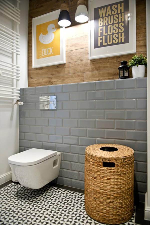 Toques vintage para el cuarto de baño