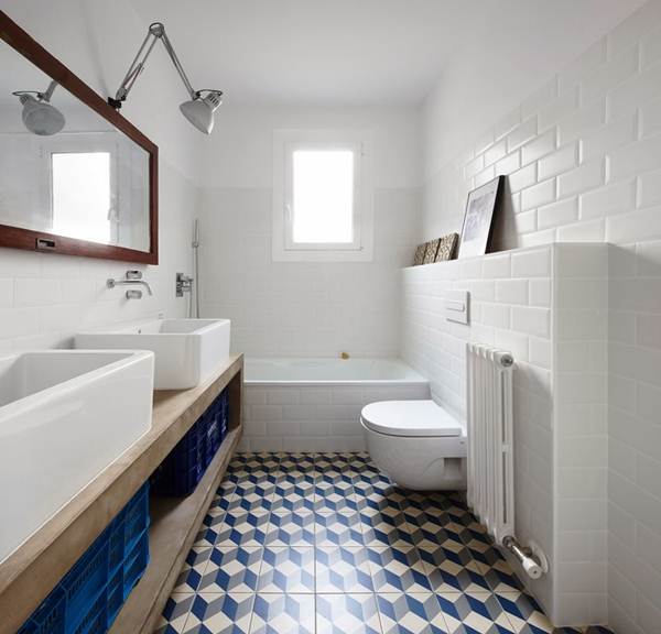 Revestimientos para baños vintage