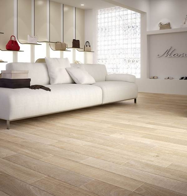 Porcelanato imitación madera