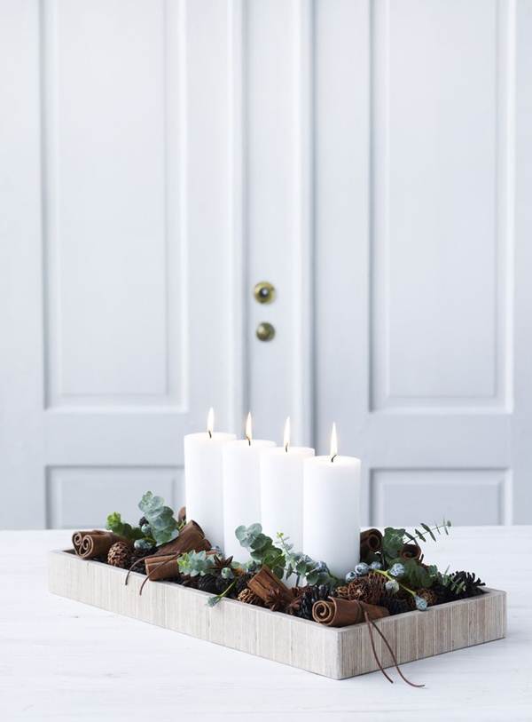 7 magníficas ideas para centros de mesa navideños