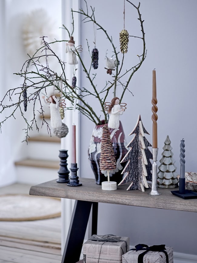 Ramas secas para decorar la Navidad