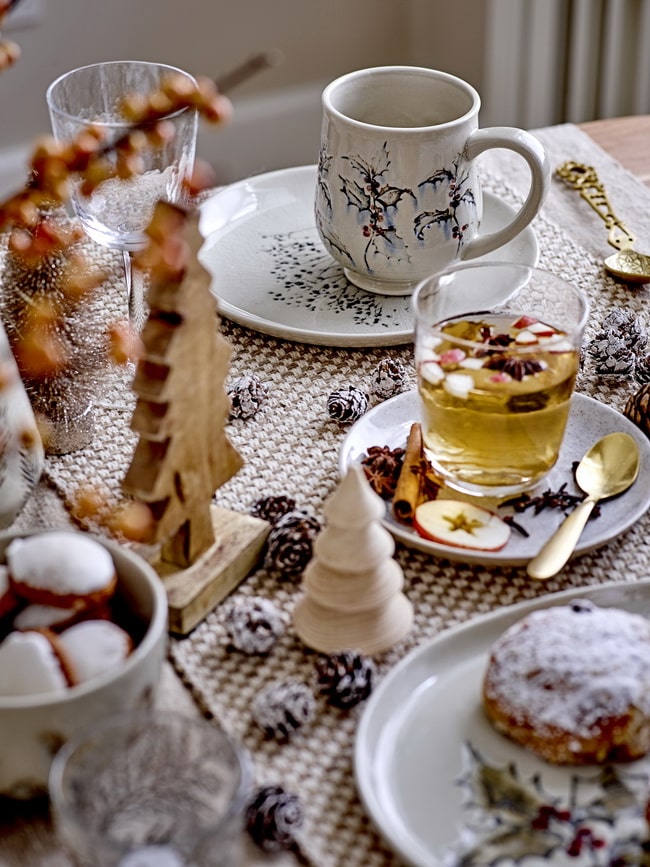 Adornos navideños para la mesa
