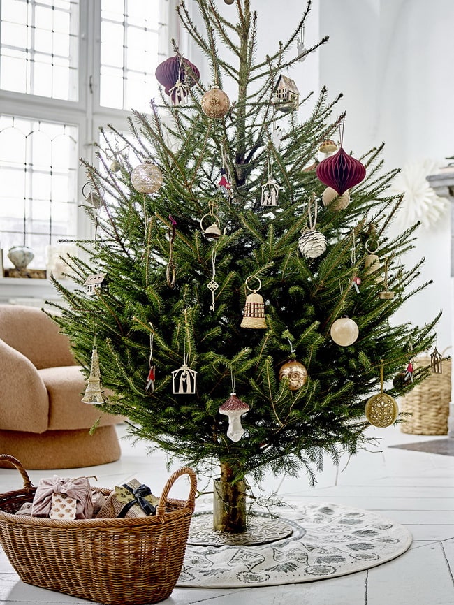 Árbol de Navidad natural