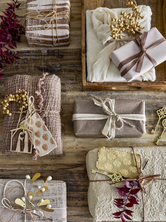 Detalles rústicos para la decoración navideña