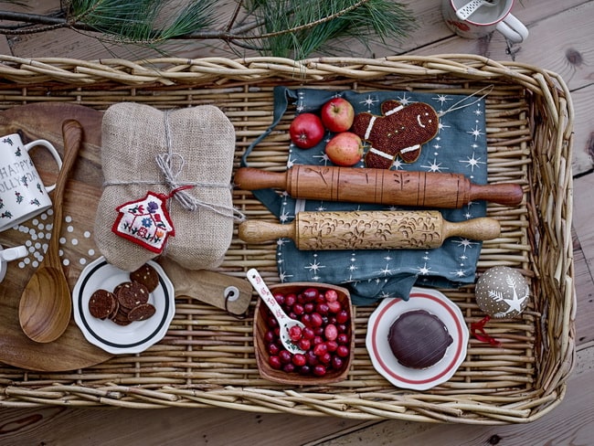 Decoración navideña nórdica