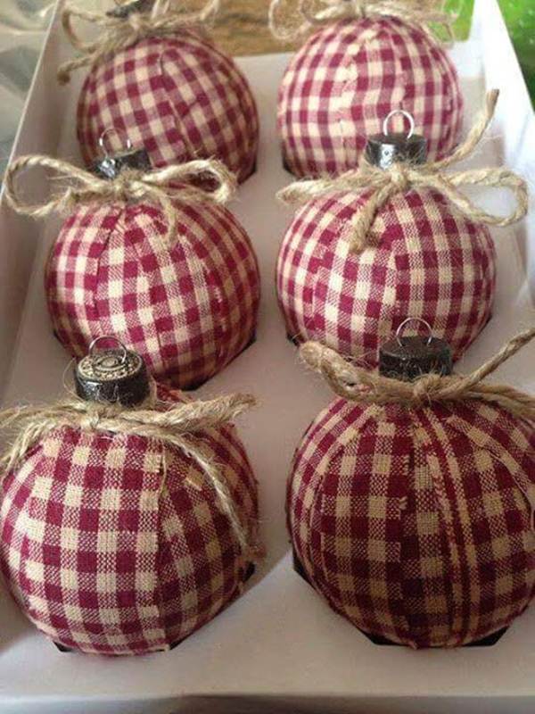 Adornos navideños caseros