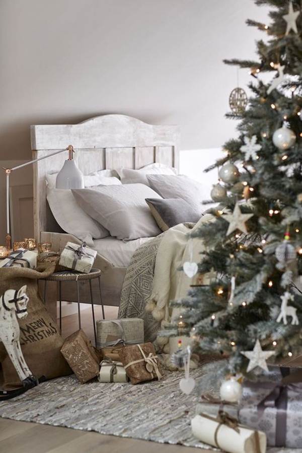 Ideas para decorar dormitorios en Navidad