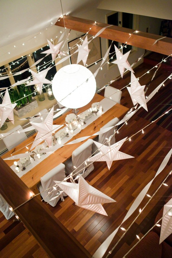 Decoración para la cena de fin de año