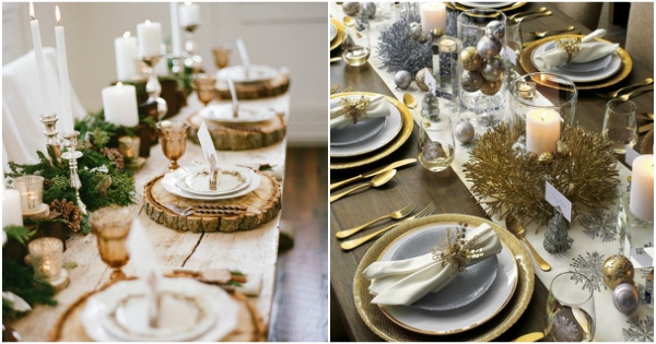 Ideas para decorar mesas navideñas - Decoración de Interiores y