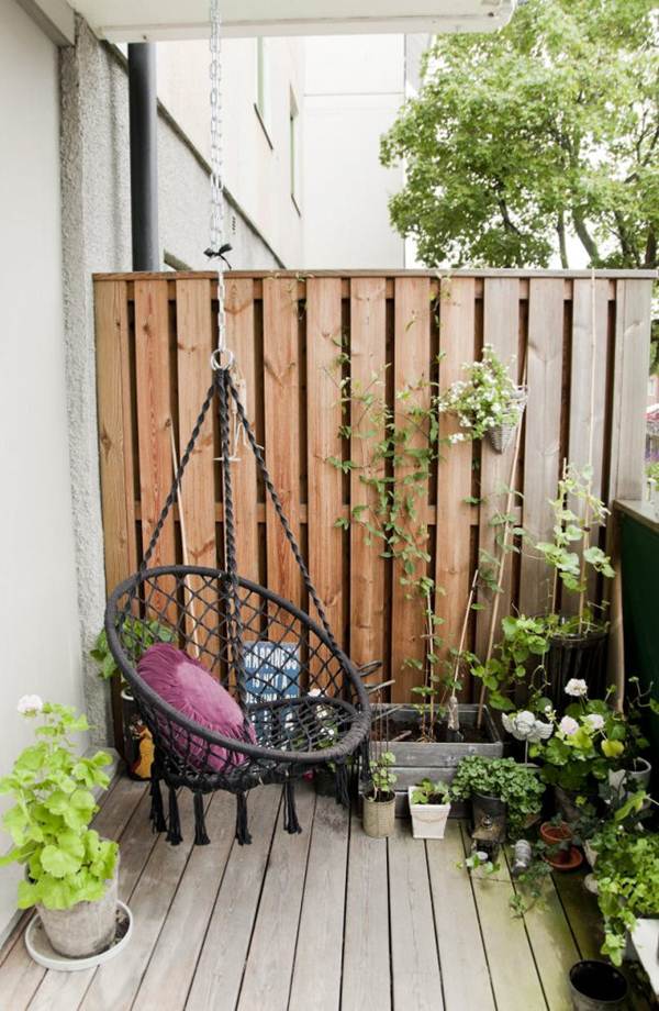 Cerco perimetral para la terraza
