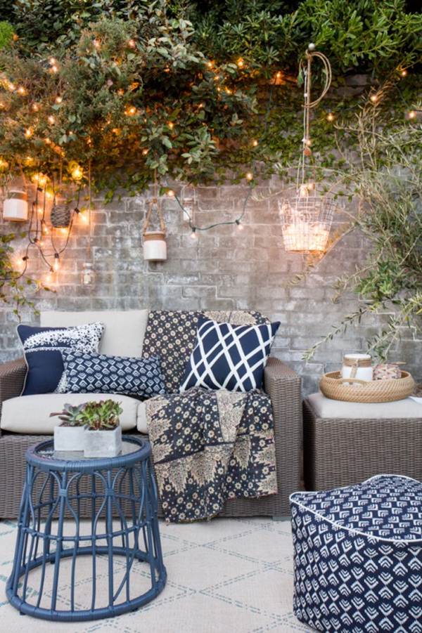 Iluminación para una terraza