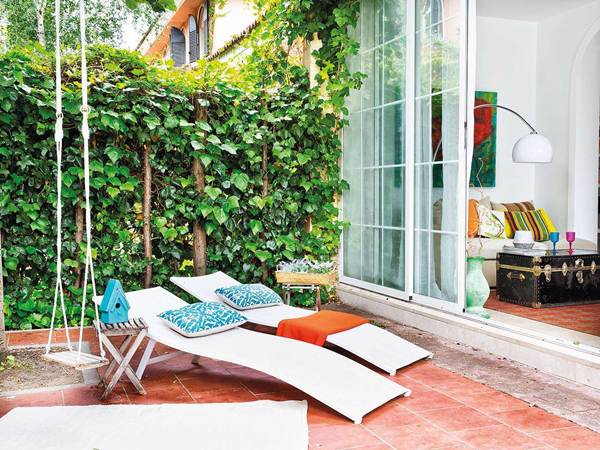 Zona de relax en la terraza