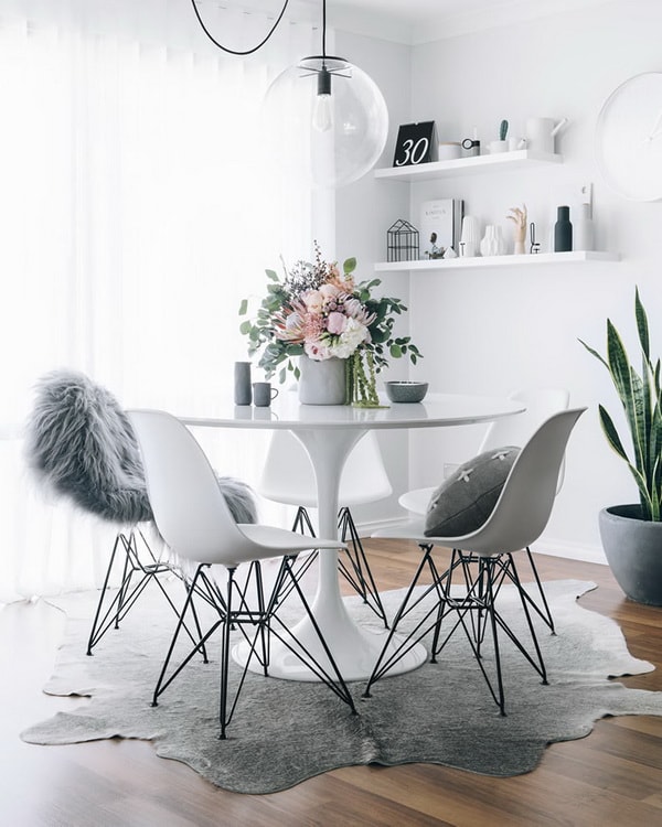 Comedor blanco