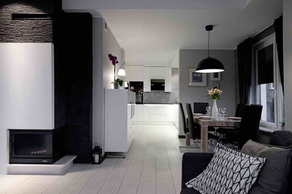 Salón, comedor y cocina integrados