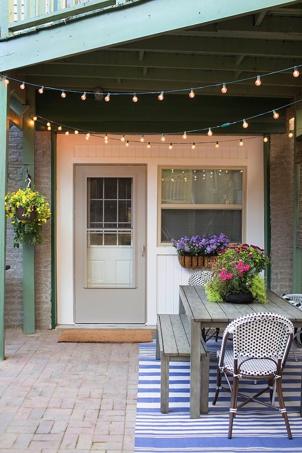 Guirnaldas de luces para decorar exteriores